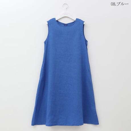 スリーブレスリネンワンピース[32626031]capricious