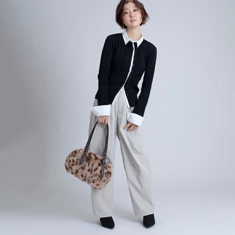 レイヤードライクリブカーディガン[15842103]オンライン限定 | natural