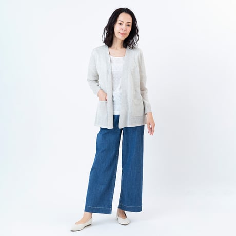 スカラップ刺繍コットンブラウス[41413665_05]natural mist