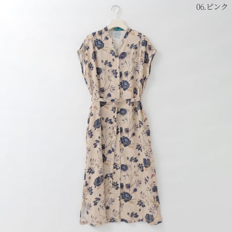 フラワープリントスッキッパーネックワンピース

[31816415]natural mist