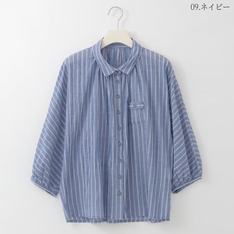 シアーストライプポケットシャツ

[61713852]natural mist
