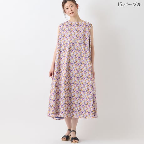 【リバーシブル】カラフルフラワープリントワンピース[41416233]natural mist