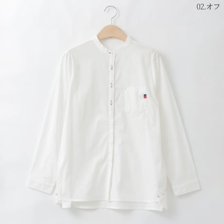 ダブルポケットバンドカラーデザインシャツ

[30113648]natural mist