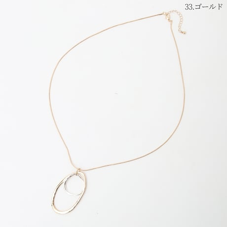 サークルモチーフチェーンネックレス[91918149]natural mist