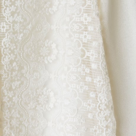 レース刺繍シアーカーディガン[41412386]natural mist