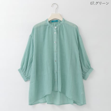 ネックギャザースモックブラウス

[31813718]natural mist