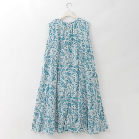 【リバーシブル】ボタニカル柄ノースリーブワンピース[41716393]natural mist