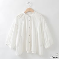 【洗える】ピンタックステッチデザインブラウス

[41713470]natural mist