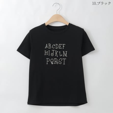 アルファベット刺繍Tシャツ

[14951299]&Noel