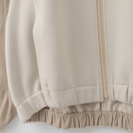 【洗える】シャーリングヘムジョイントデザインブルゾン

[41714416]natural mist