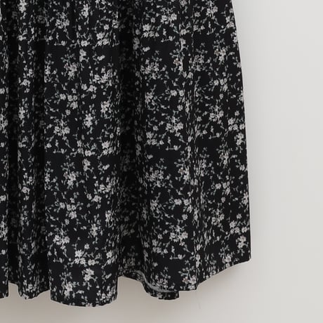 花柄プリーツ切替ワンピース[20116113]natural mist