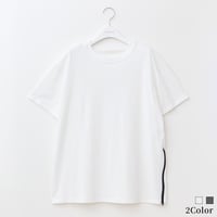 サイドジップアクセントビッグTシャツ[70221157]capricious