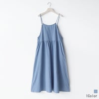 デニムキャミワンピース[41416431]natural mist