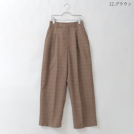 リネンライクタックデザインパンツ[15847034]オンライン限定