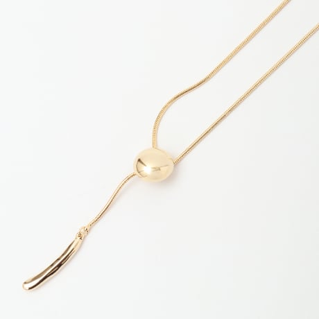 サークルモチーフY字ネックレス[91918147]natural mist