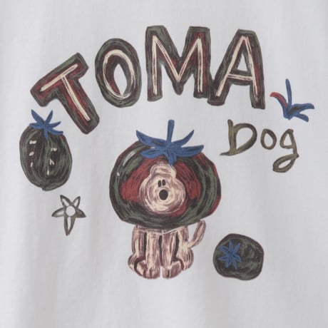 TOMA DOGアートプリントTシャツ

[22011535]natural mist