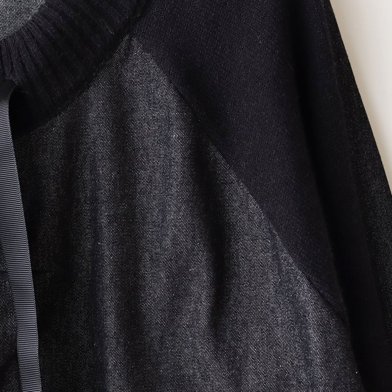 【美品】 ：ナイロン切替ニットブルゾン MA-1ニットブルゾン | 【レディースファッション通販・OSMOSIS公式サイト】