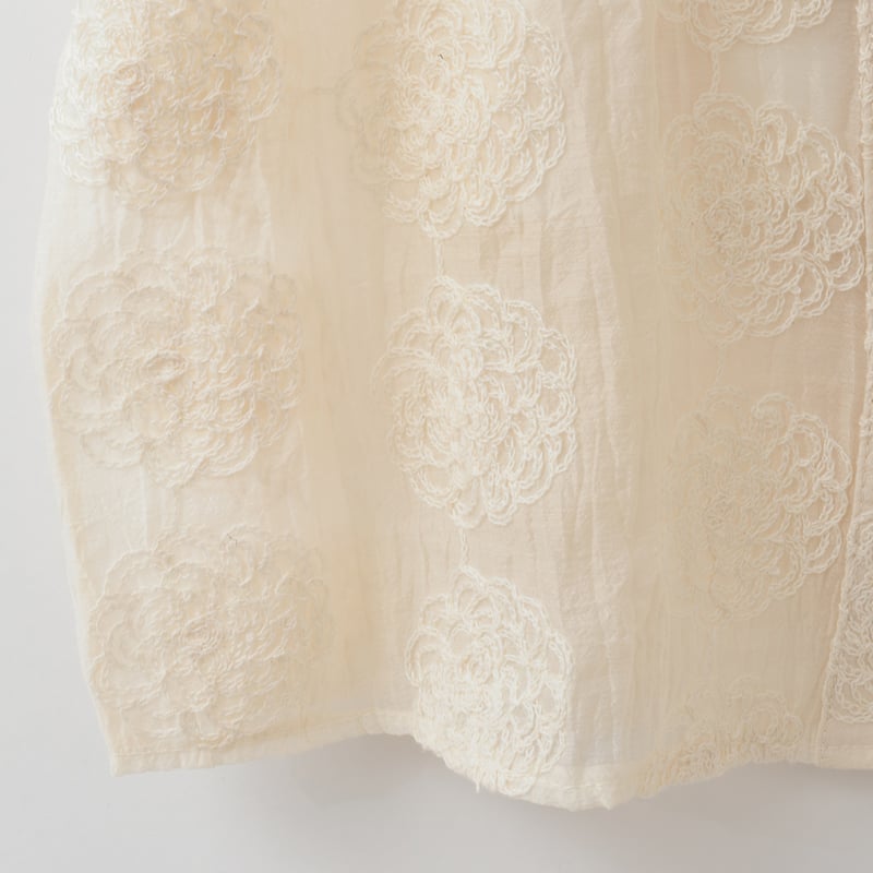 フラワー刺繍シアーブラウス[14953438]&Noel | natural mist Class