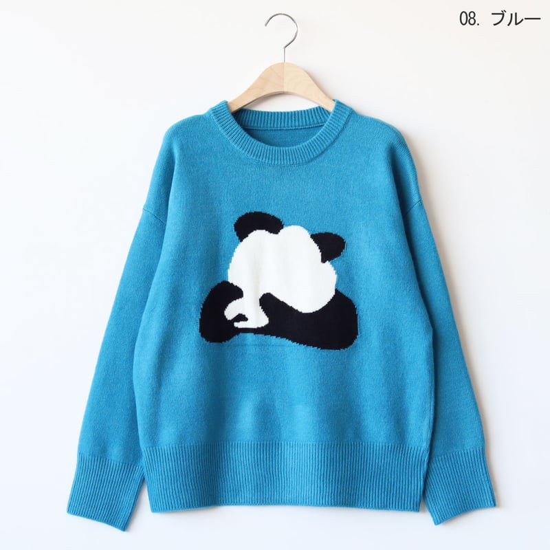 PANDAニットプルオーバー[22032279]vivid | natural mist Class