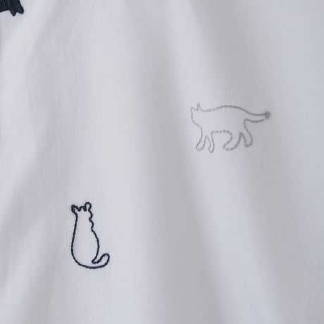 【洗える】キャット刺繍デザインシャツ

[71213728]natural mist