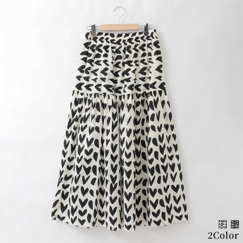 美品 CADUNE ハートスカート M フレア CADUNE（カデュネ）の「ハートスカート（スカート）」 - WEAR
