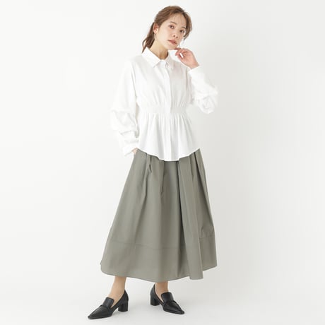 ウエストマークコンシャススリーブブラウス[62723234]capricious
