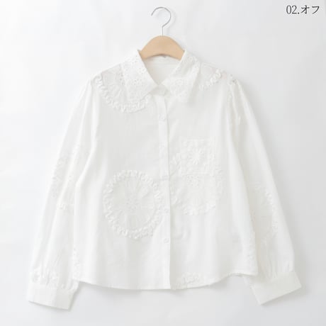 コラージュレースデザインブラウス

[41413655]natural mist