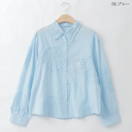 コラージュレースデザインブラウス

[41413655]natural mist