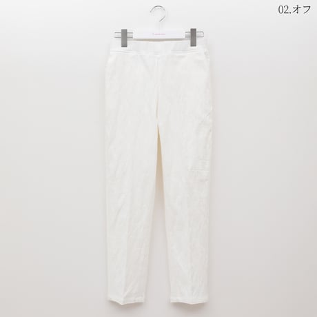 ストレッチジャカードスリムパンツ[15727104]capricious