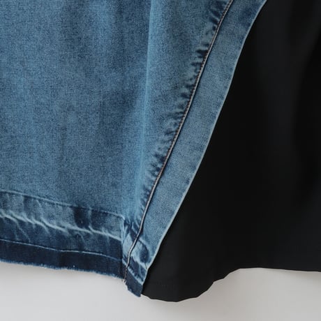 布帛ドッキングアシンメトリーデニムスカート

[30115249]natural mist