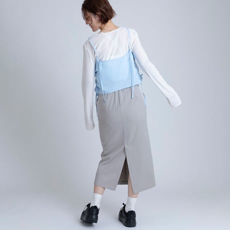ストライプギャザービスチェ[15843025]オンライン限定