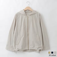 【洗える】立体タックフーディーブルゾン  [41714447]natural mist