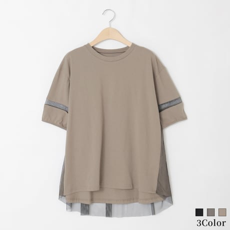 生成りトップス flower（ファッション） tシャツ メロウリブトップ レディース