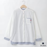 ダブルポケットバンドカラーデザインシャツ

[30113648]natural mist