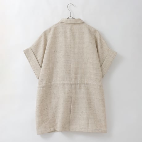 リネンライクチュニック丈ブラウス[15843035]オンライン限定