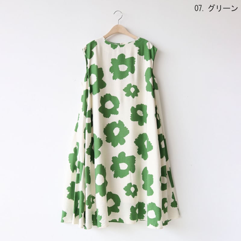 フラワープリントAラインワンピース[30156147]&Noel | natural