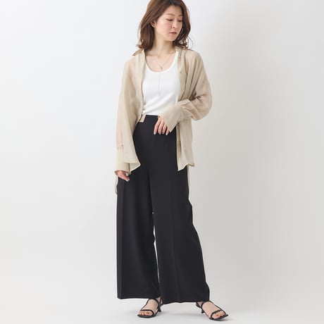 オーバーシルエットシアーブラウス[40813305]natural mist