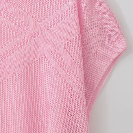 【日本製】ジオメトリックメッシュニット

[70212573]natural mist