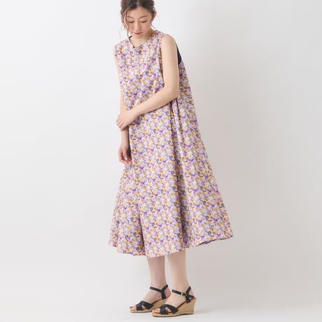 【リバーシブル】カラフルフラワープリントワンピース[41416233]natural mist