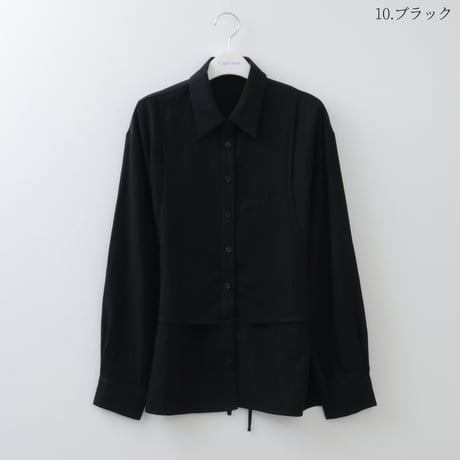 ベストレイヤードデザインシャツ[14923186]capricious