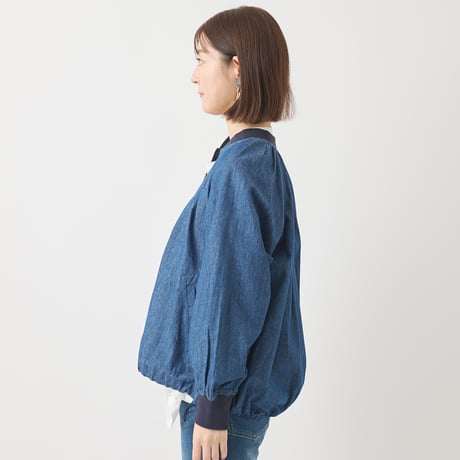 ドロストヘムデニムブルゾン[61714165]natural mist