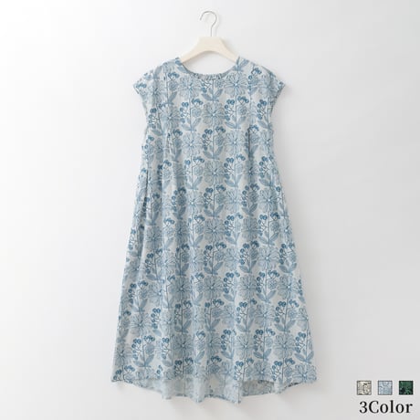 コットンリネンフラワープリントワンピース

[41716391]natural mist