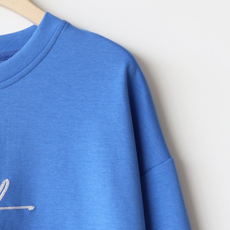 ワンポイントテキスタイル刺繍プルオーバー[22031418]vivid | natural m