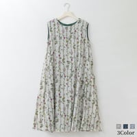 【リバーシブル】フラワーラインプリントワンピース

[41716392]natural mist