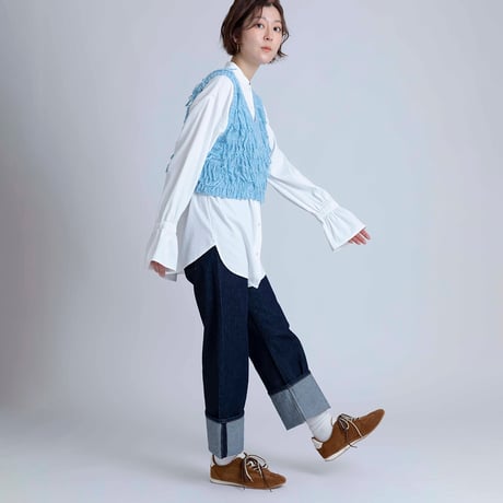 ループフリンジニットベスト[15842083]オンライン限定