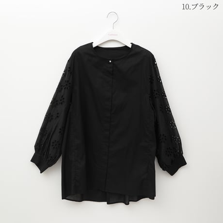 レーススリーブデザインシャツ[15523212]capricious