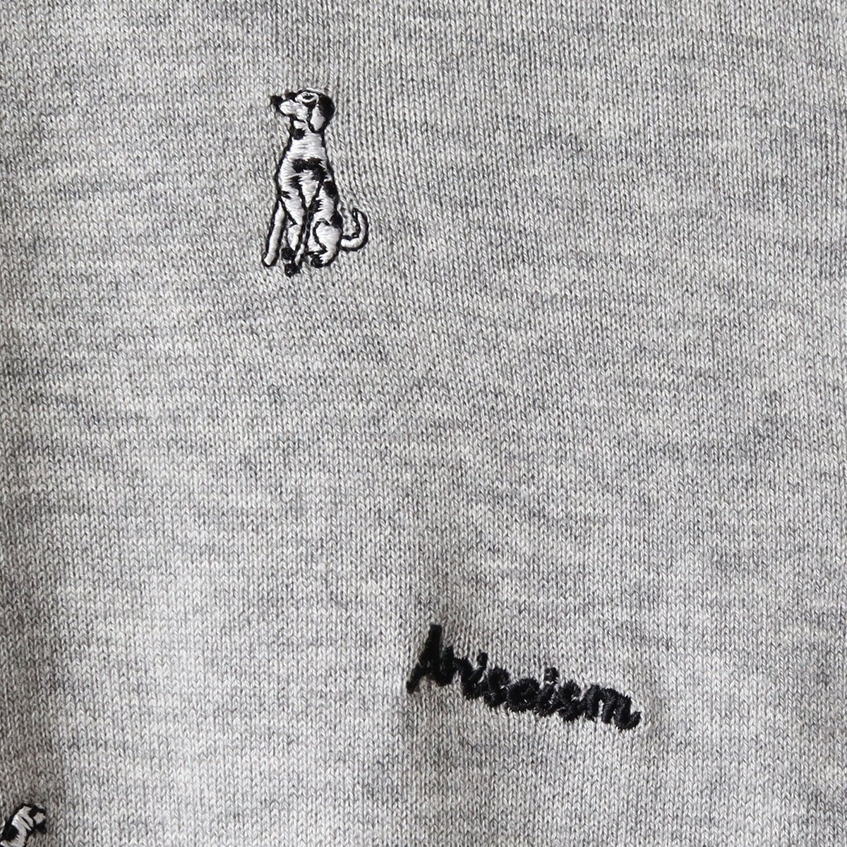 ドッグ刺繍ニットカーディガン[22032344]vivid | natural mist Class