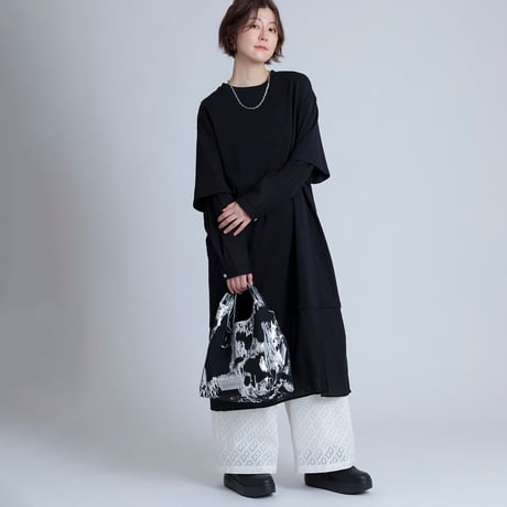 レイヤード風オーバーサイズワンピース[15846051]オンライン限定