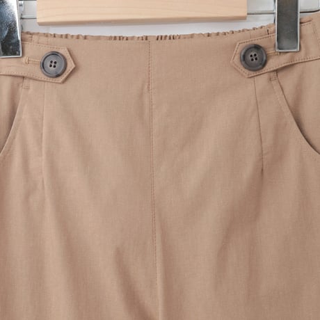 フロントボタンストレッチパンツ  [41717301]natural mist