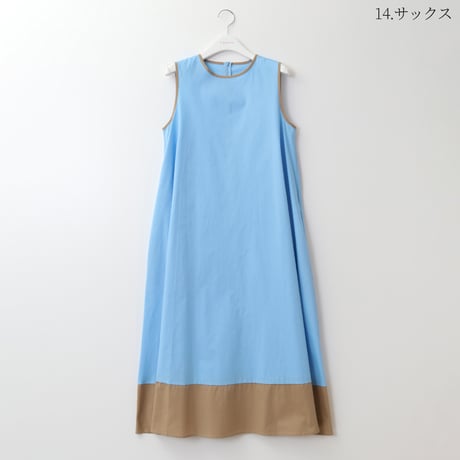 配色アクセントAラインワンピース[62726099]capricious